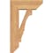 Ekena Millwork Balboa Slat Smooth Bracket w/ Offset Brace, Western Red Cedar, 7 1/2"W x 20"D x 32"H BKT0806X20X32BOA06SWR - alternate 3